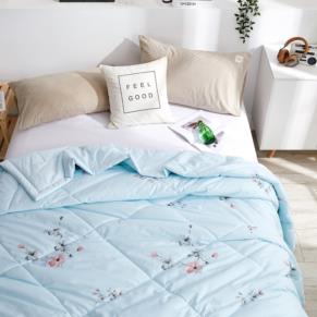 全棉印花下架：手包边春秋被3色，